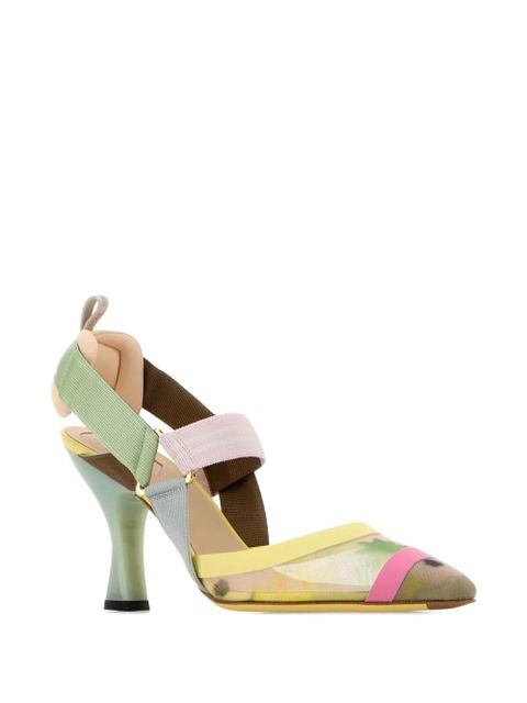 FENDI Colibri mesh pumps - Green - zdjęcie produktu nr 2