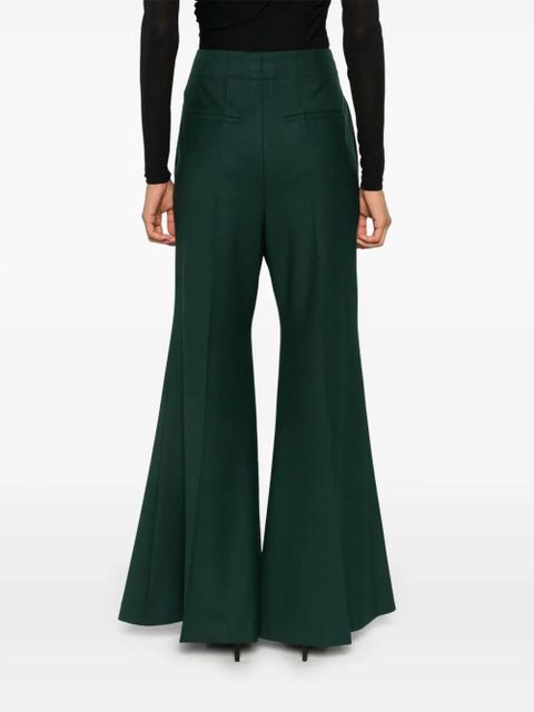 Victoria Beckham wide-leg trousers - Green