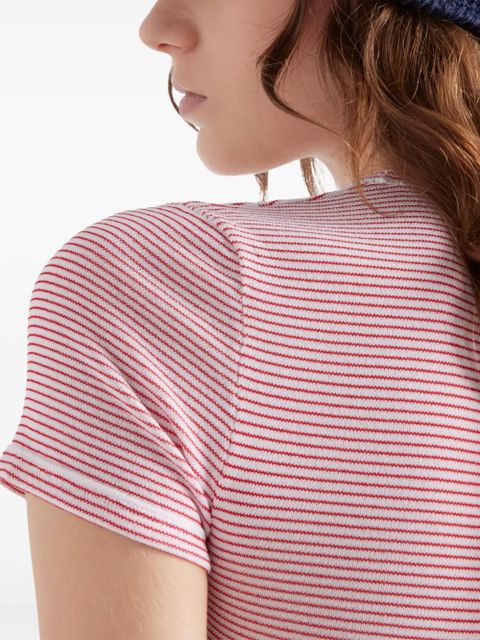 Prada striped T-shirt - White