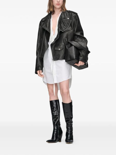 Maison Margiela raw-edge mini dress - White - zdjęcie produktu nr 2