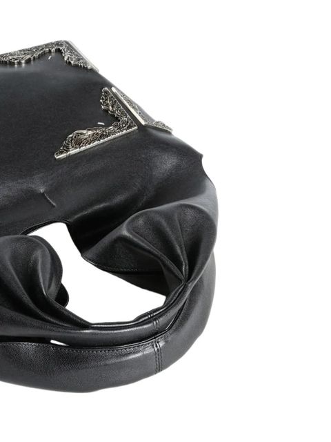 Maison Margiela embellished leather tote bag - Black