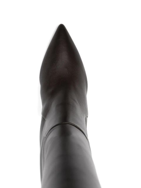 Paris Texas 70mm Anja calf leather boots - Brown