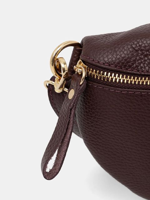 Answear.LAB nerka skórzana kolor bordowy