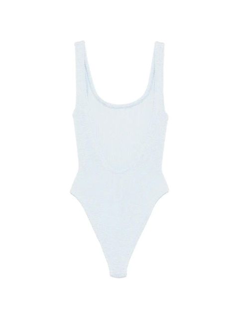 Hunza G square-neck swimsuit - Blue - zdjęcie produktu nr 2