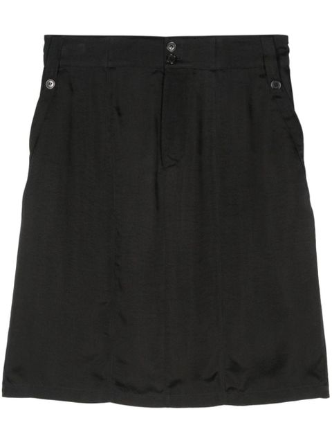 Saint Laurent twill-weave mini skirt - Black - zdjęcie produktu nr 1