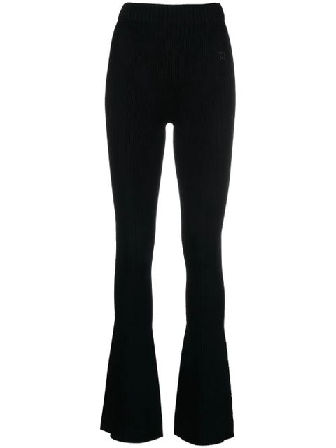 MISBHV knitted flared trousers - Black - zdjęcie produktu nr 1