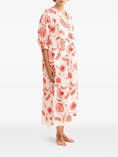 ERES floral-print dress - White - zdjęcie produktu nr 2