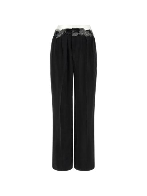 Maison Margiela four-stitch logo trousers - Black - zdjęcie produktu nr 1