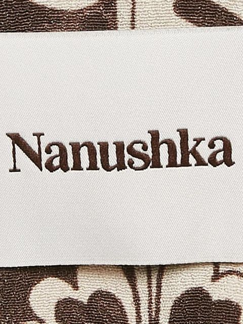 Nanushka floral cutout blouse - Brown - zdjęcie produktu nr 2