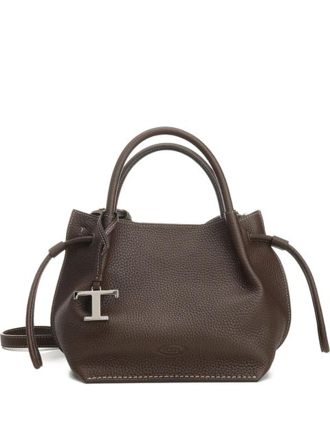 Tod's logo-charm bucket bag - Brown - zdjęcie produktu nr 1