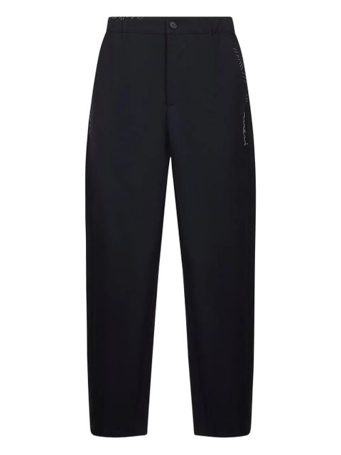Marni embroidered pocket trousers - Blue - zdjęcie produktu nr 1