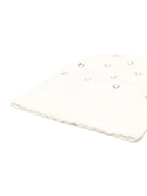 3.1 Phillip Lim rhinestone-embellished beanie - White - zdjęcie produktu nr 2
