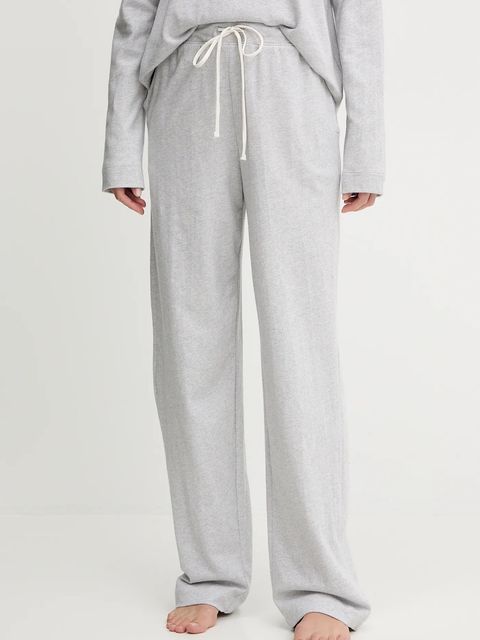 Lauren Ralph Lauren piżama bawełniana damska kolor szary bawełniana ILN72453