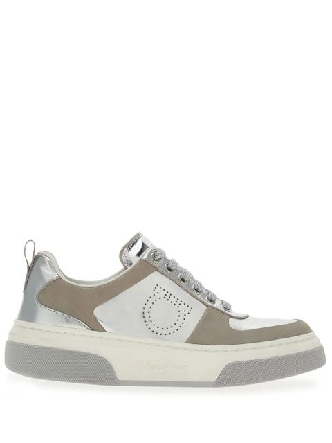 Ferragamo Gancini leather sneakers - Grey - zdjęcie produktu nr 1