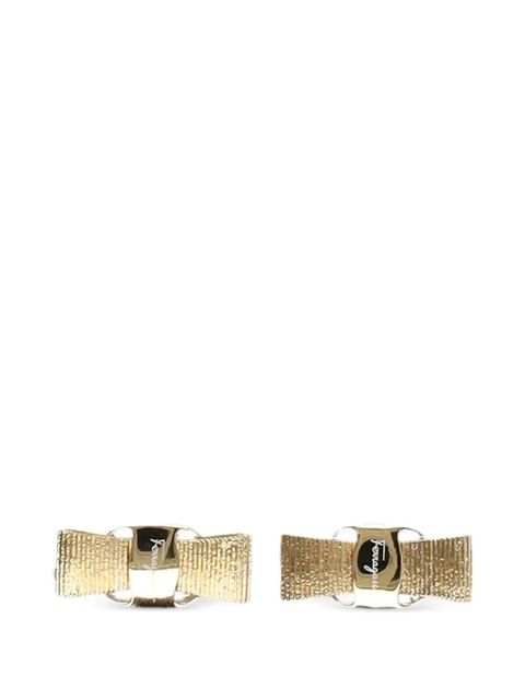 Ferragamo Vara bow earrings - Gold - zdjęcie produktu nr 1