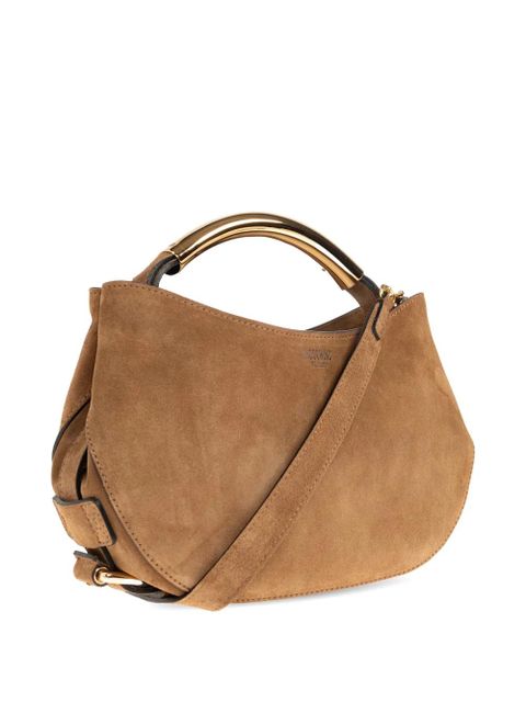 Moschino small Handle Me tote bag - Brown