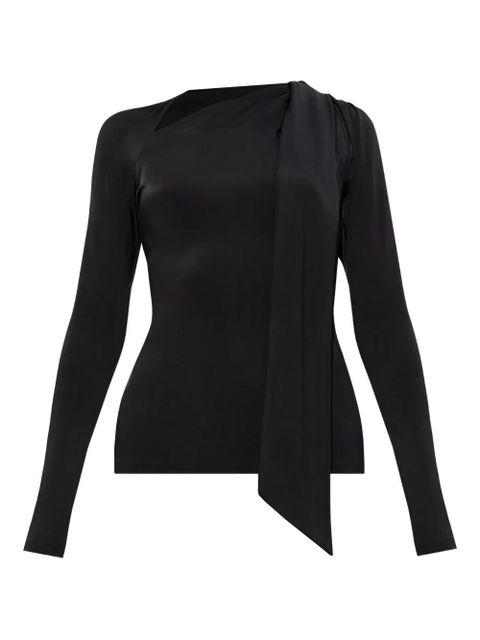 Victoria Beckham asymmetric top - Black - zdjęcie produktu nr 1