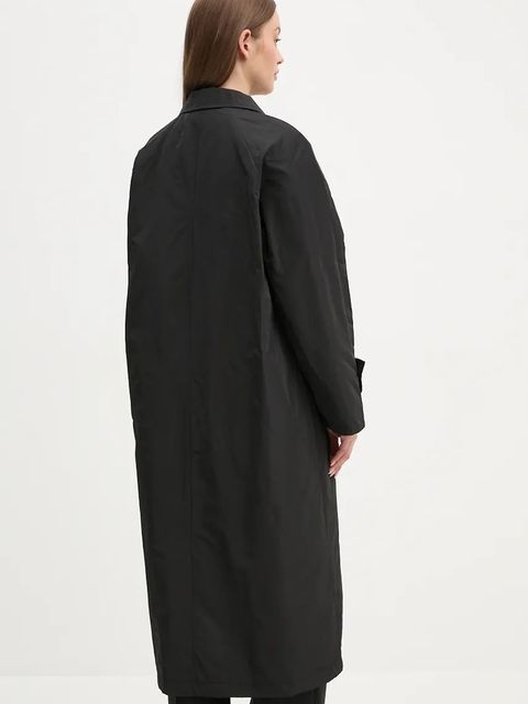 Sandro Ferrone płaszcz damski kolor czarny przejściowy oversize SFS15YBEALASKA