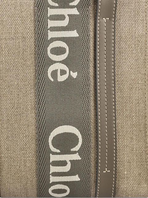 Chloé logo-detail tote bag - Neutrals