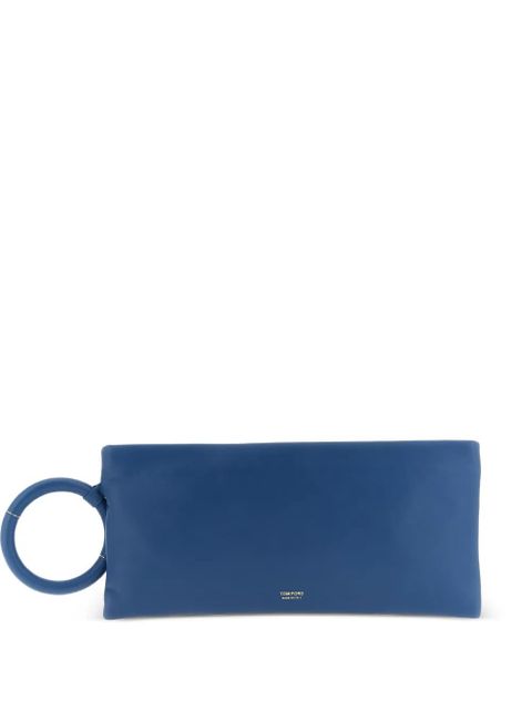 TOM FORD embossed logo bangle clutch - Blue - zdjęcie produktu nr 1