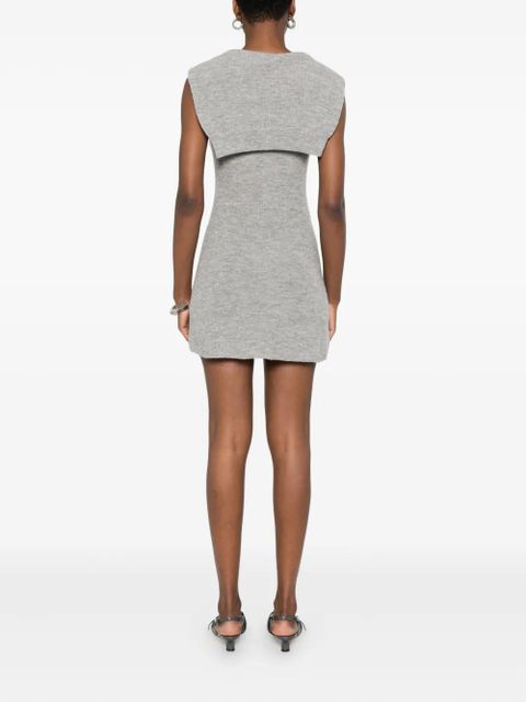 Aya Muse Vao sleeveless mini dress - Grey