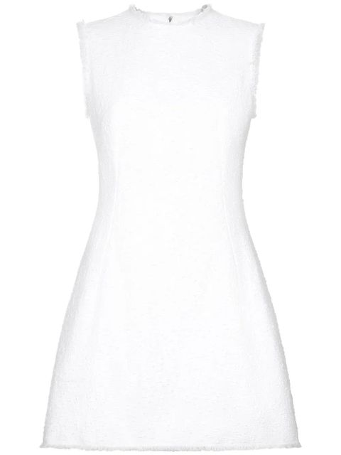 Dolce & Gabbana tweed sleeveless minidress - White - zdjęcie produktu nr 1
