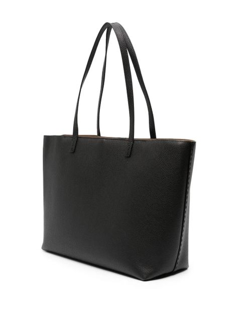 Tory Burch McGraw leather tote bag - Black