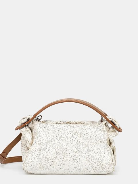 Kenzo torebka skórzana kolor beżowy FF52SA818L08.03 - zdjęcie produktu nr 1