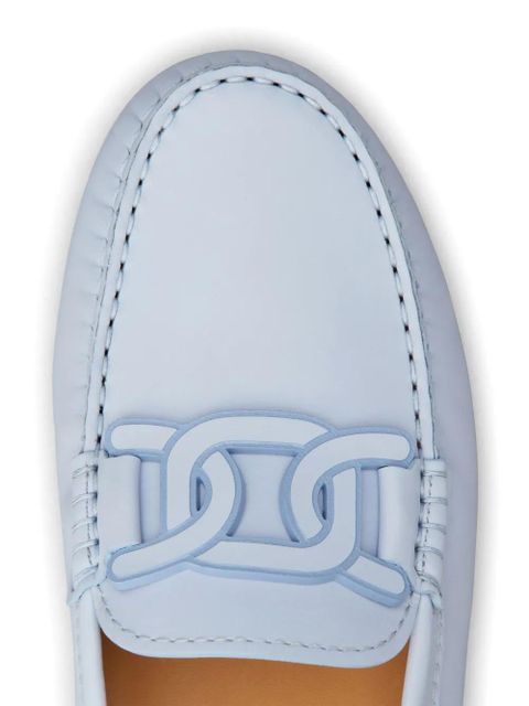 Tod's Gommino chain-motif loafers - Blue