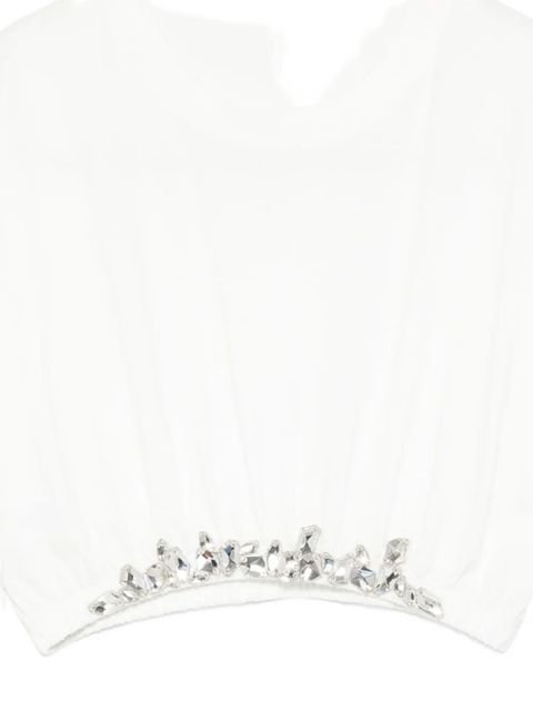 AREA crystal-embellished sweater - White - zdjęcie produktu nr 2