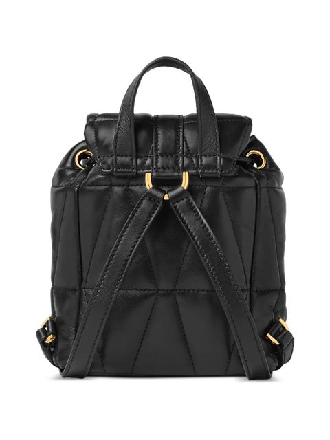 Versace Kleio quilted Medusa-motif backpack - Black - zdjęcie produktu nr 2