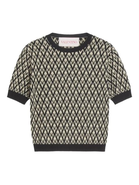 Valentino Garavani geometric-pattern T-shirt - Neutrals - zdjęcie produktu nr 1