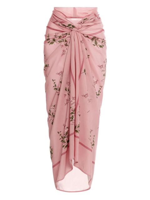 Agua By Agua Bendita Lavanda beach cover-up - Pink - zdjęcie produktu nr 1