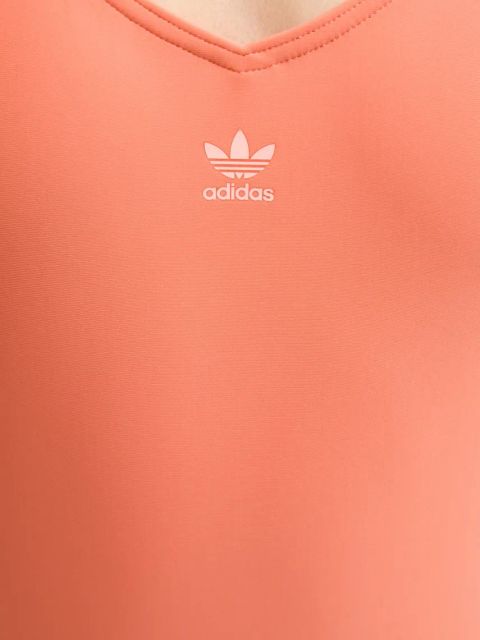 adidas Originals jednoczęściowy strój kąpielowy Adicolor kolor pomarańczowy miękka miseczka JC6258