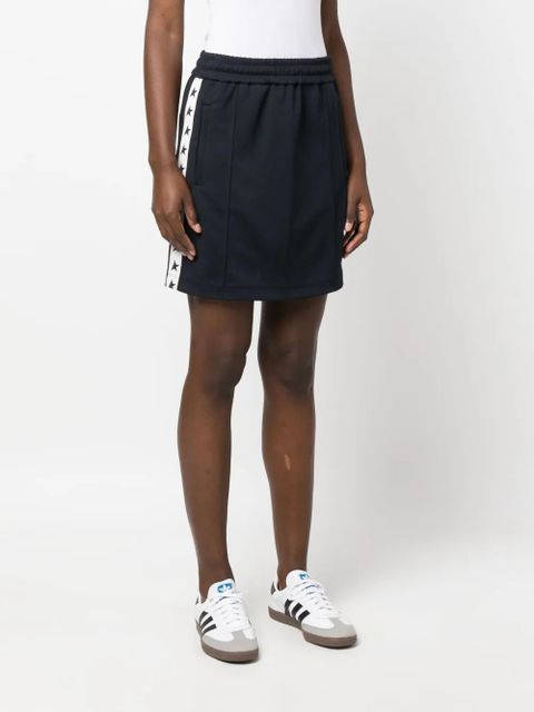 Golden Goose star-print cotton skirt - Blue