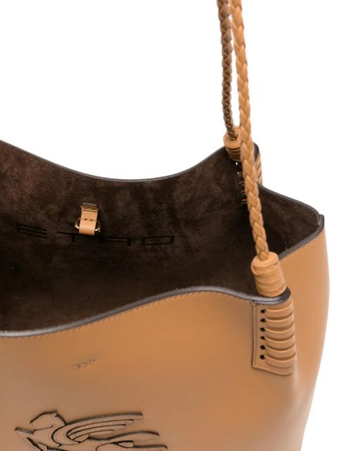 ETRO braided-handle shoulder bag - Neutrals