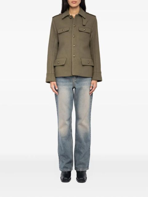 Zadig&Voltaire military-pocket buttoned jacket - Green - zdjęcie produktu nr 2