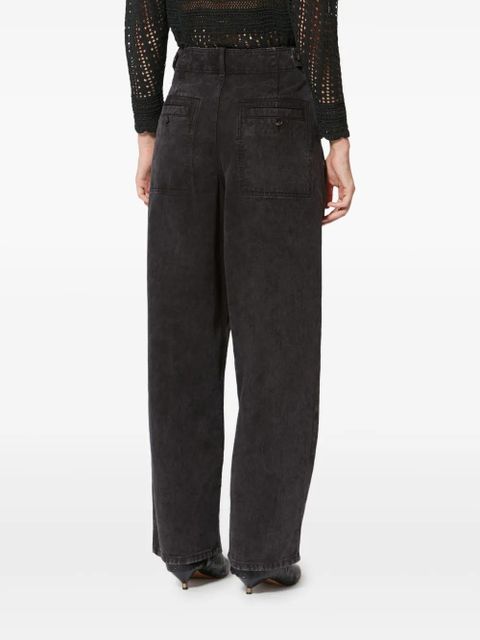 ISABEL MARANT x Ireme studded straight trousers - Black