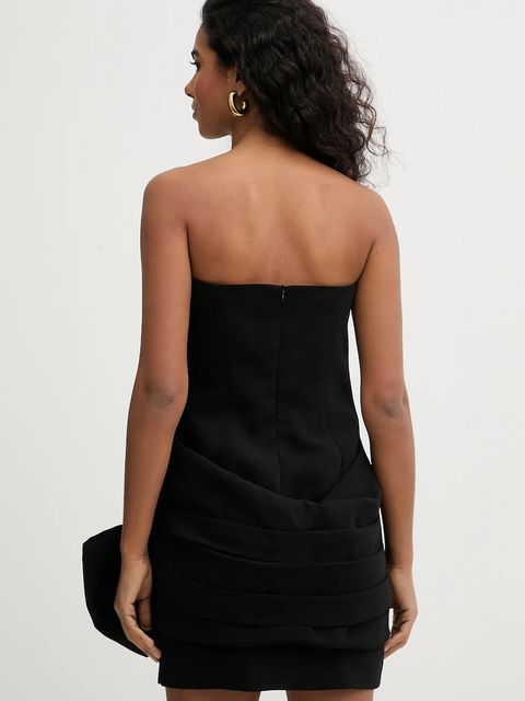 Marella sukienka MLTEDITORE kolor czarny mini dopasowana 2613221013200