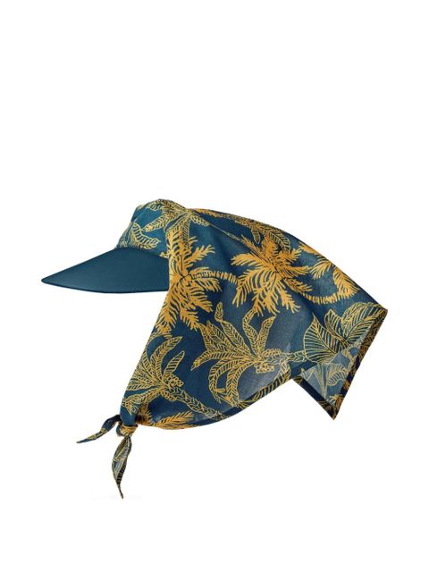 ERES Carlotta tropical-print visor - Blue - zdjęcie produktu nr 1