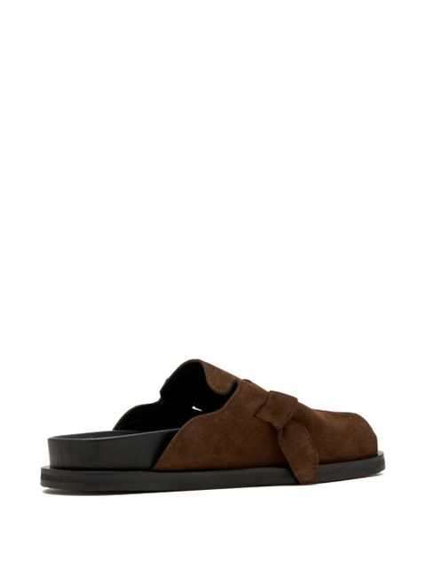 Yuzefi knotted mules - Brown