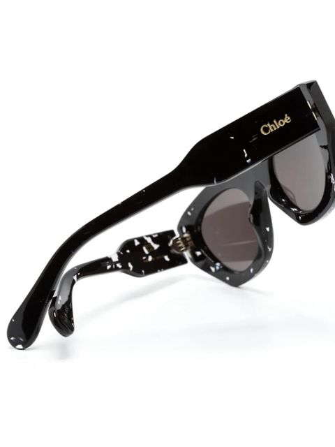 Chloé Eyewear butterfly-frame sunglasses - Black
