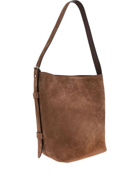 Max Mara Archeti suede shoulder bag - Brown - zdjęcie produktu nr 1