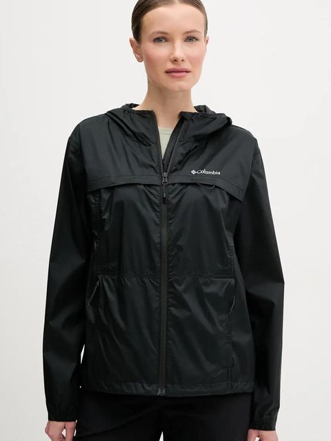 Columbia kurtka outdoorowa Crested Canyon Windbreaker kolor czarny 2116481