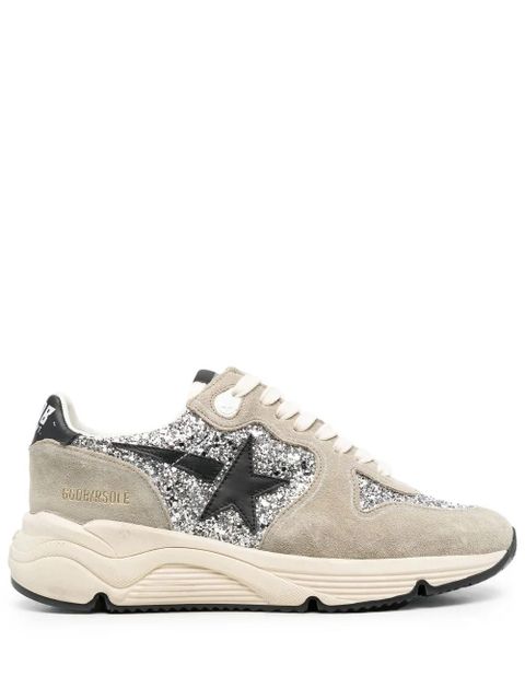 Golden Goose Running Sole glitter-embellished sneakers - Grey - zdjęcie produktu nr 1