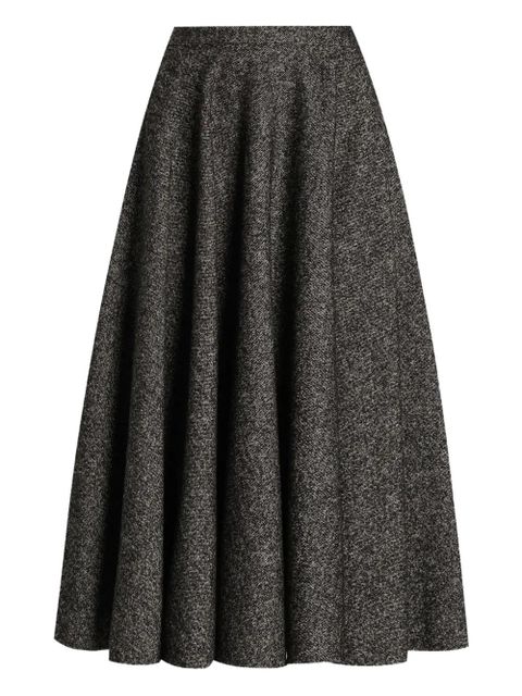 Dolce & Gabbana flared midi skirt - Black - zdjęcie produktu nr 1