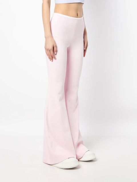 Alexander Wang flared-leg cut trousers - Pink