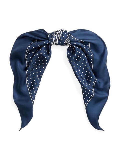 Lauren Ralph Lauren chusta damska jedwabna - zdjęcie produktu nr 2