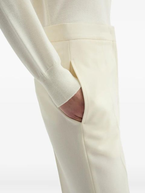 Jil Sander wool trousers - White