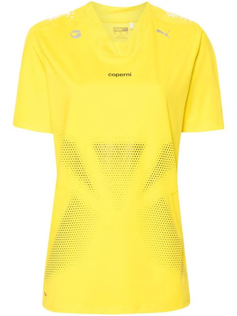 Coperni X Puma rubberised-logo T-shirt - Yellow - zdjęcie produktu nr 1
